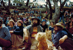 Maldon Folk Festival, Butts Reserve 1977. Photo: Peter Cuffley collection.